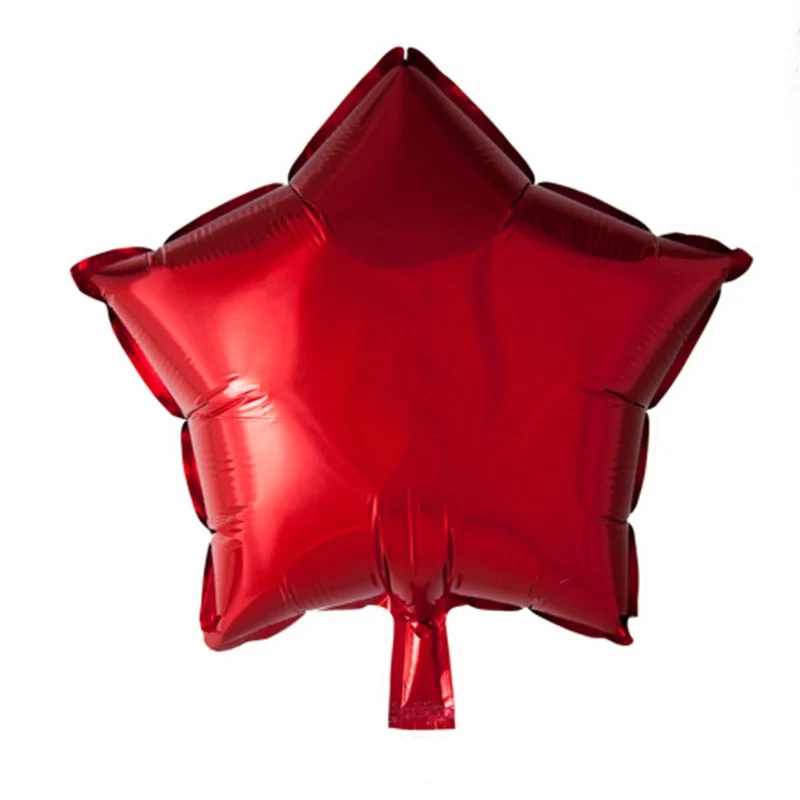 Folieballong, stjärna röd 45 cm