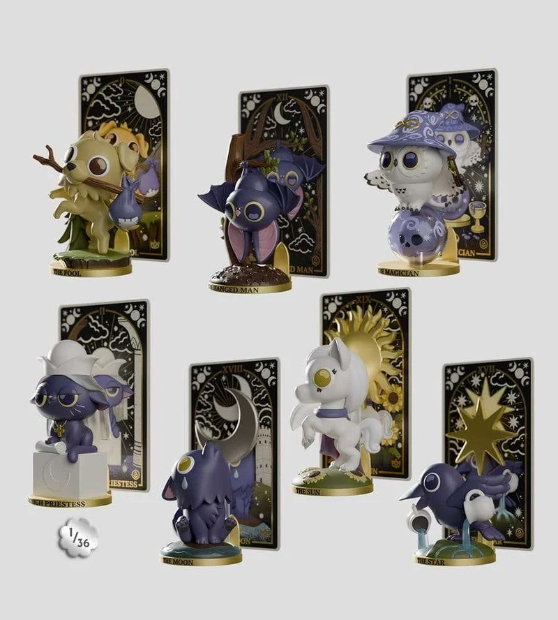 Wild Magic Tarot Mini Figures S1 10 cm Blind Box-display (6)