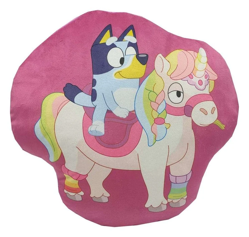 Bluey formad kudde, rosa – 40 cm