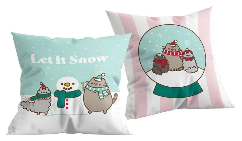 Pusheen-kudde Let it Snow 40 x 40 cm