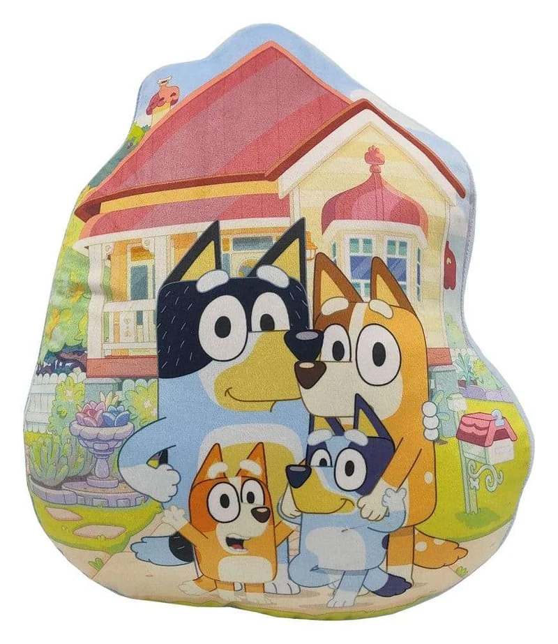 Bluey Family formad kudde 40 cm