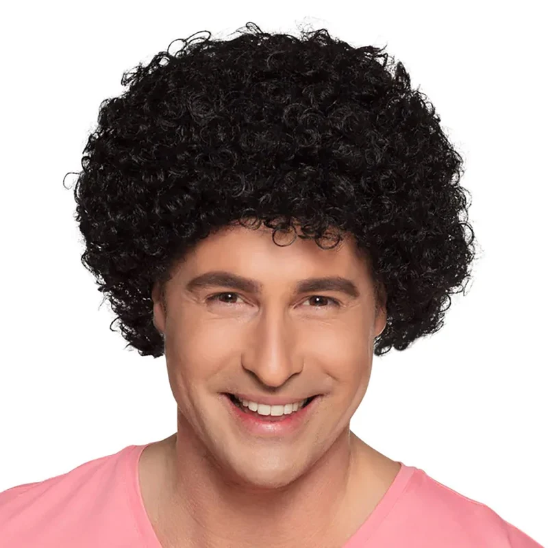 Peruk, Curly black