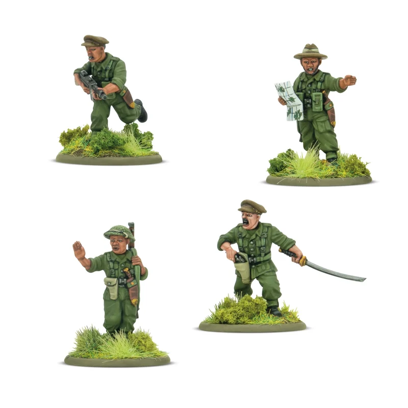 Bolt Action - British Commonwealth - Gurkha Platoon Commanders