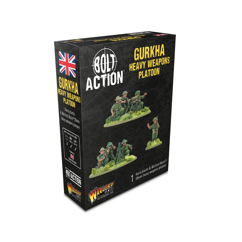 Bolt Action - British Commonwealth - Gurkha Heavy Weapons Platoon