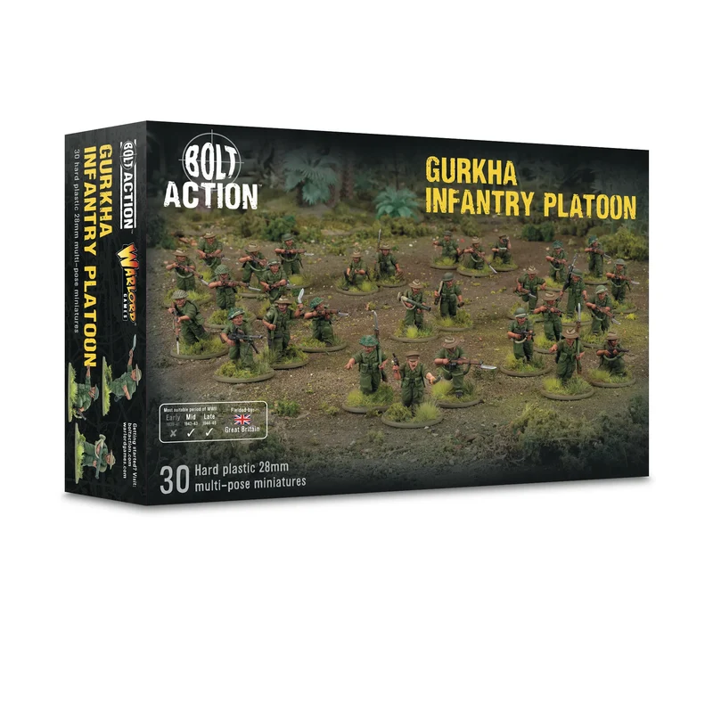 Bolt Action - British Commonwealth - Gurkha Infantry Platoon