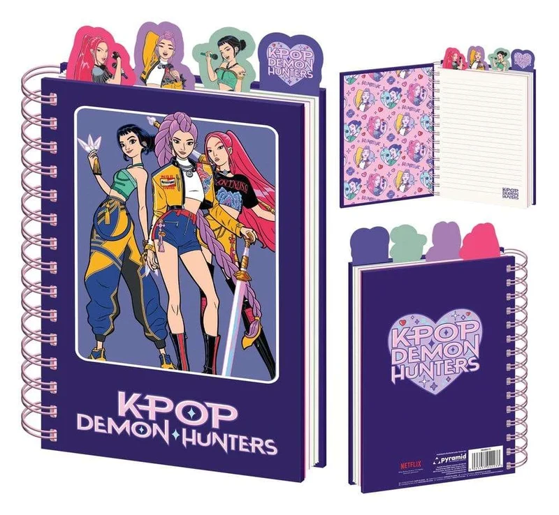 KPop Demon Hunters Project Notebook A5 Hunter/X-display (10 st)
