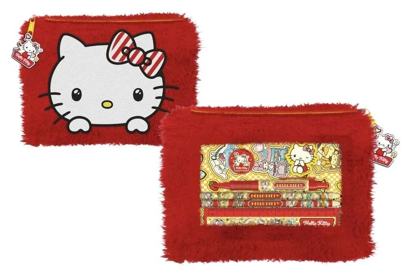 Hello Kitty and Friends mjukt pennfodral American Diner Version displayset (12)