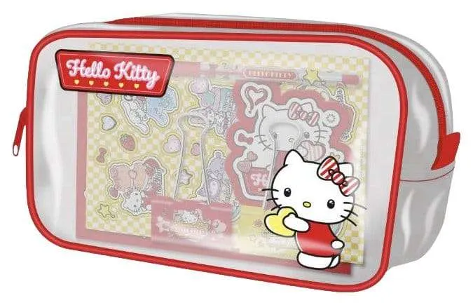 Hello Kitty and Friends Transparent Pennfodralset American Diner Version