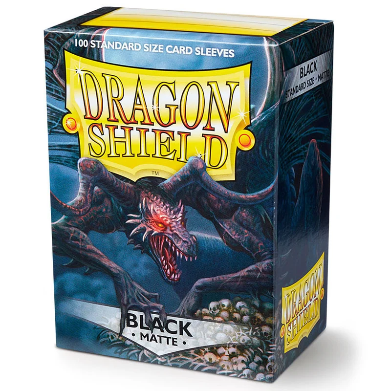 Dragon Shield - Matte Black Sleeves - 100 stk.
