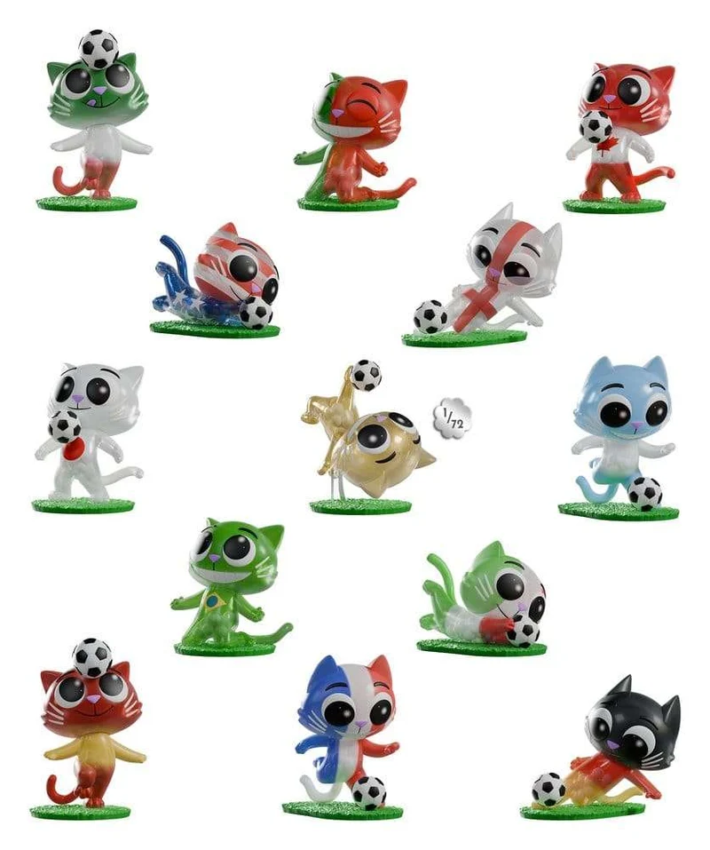 Cat Scans Mini Figures S3 – On the Ball 6 cm Blind Box-display (12)