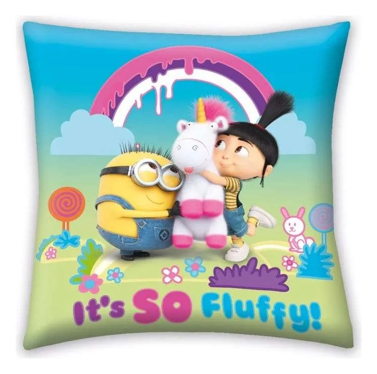 Minions kudde It's so fluffy 40 x 40 cm