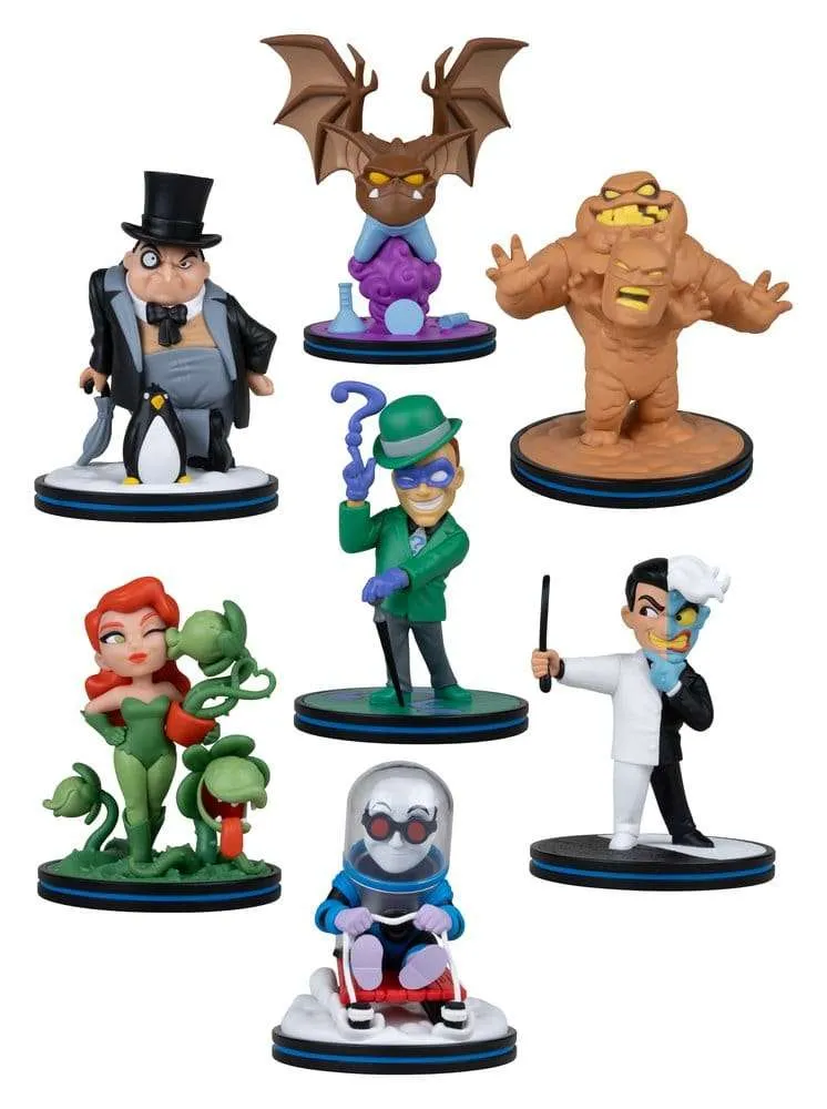 Batman: The Animated Series Q-Fig Deluxe minifigurer 10 cm Wave 1 assortering (12)