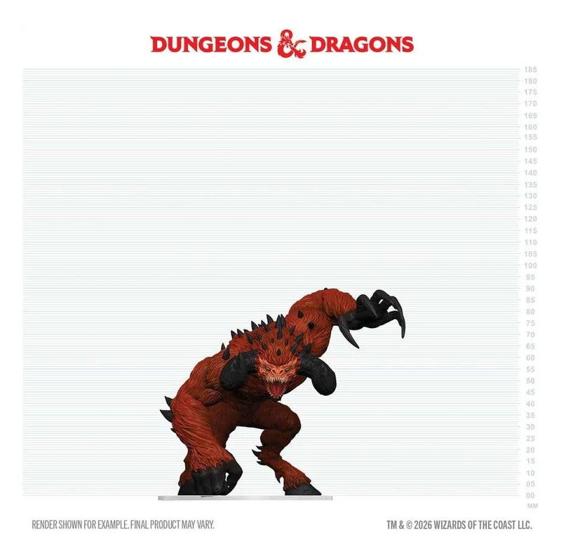 D&D Icons of the Realms Boxed förmålad miniatyrfigur Goristro 15 cm