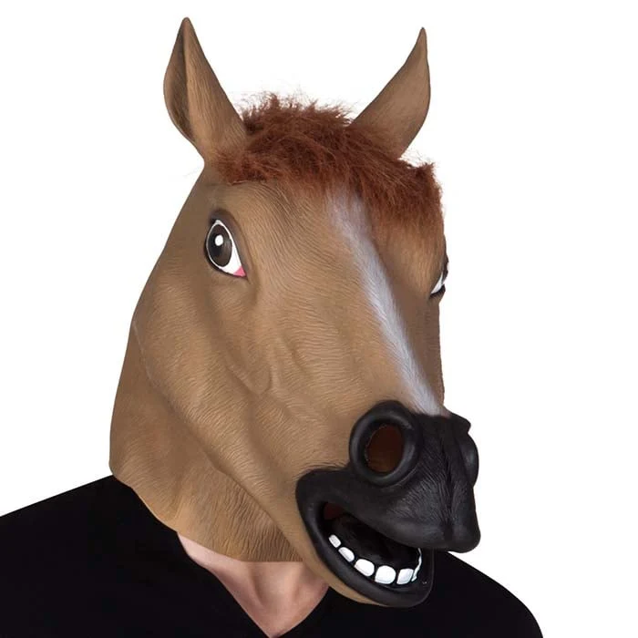 Latexmask, häst