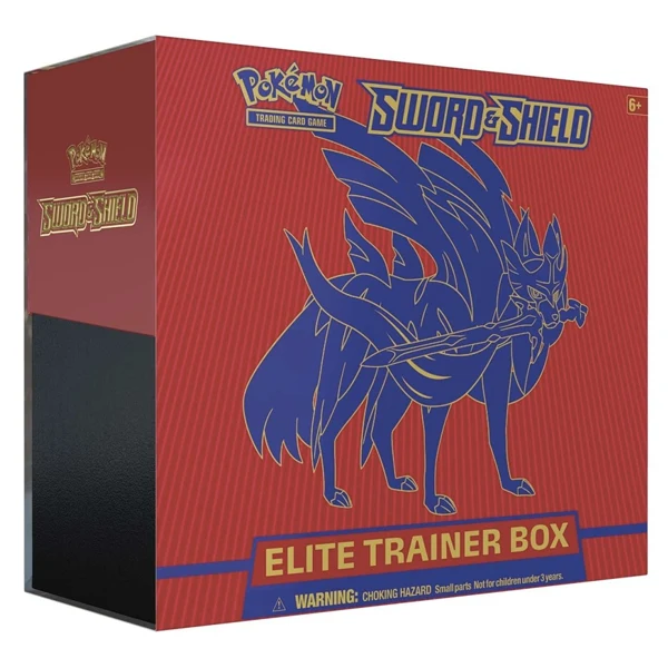Pokémon TCG: Sword & Shield Base Set Elite Trainer Box - Zacian (Sword & Shield)