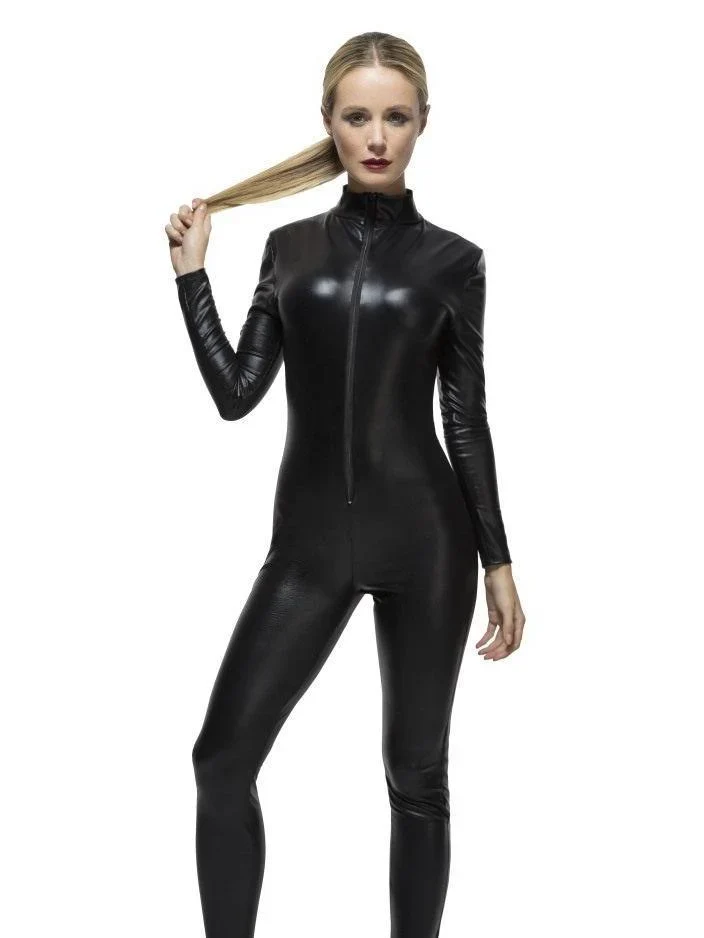 Jumpsuit catsuit svart