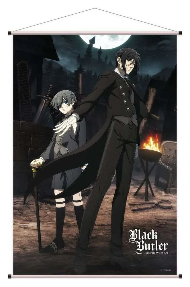 Black Butler: Emerald Witch Arc Väggbonad Sebastian & Ciel 60 x 90 cm