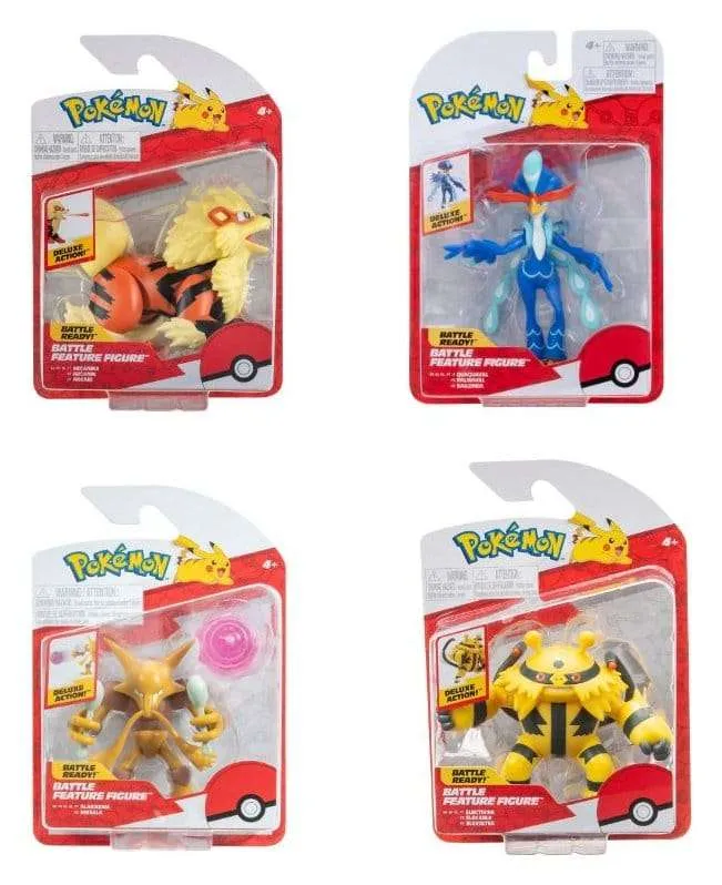 Pokémon Battle Feature Action Figure ver. 20 Assortment (4)