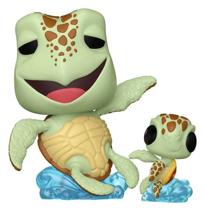 Finding Nemo POP! & Buddy Vinyl Figure Crush med Squirt 9 cm