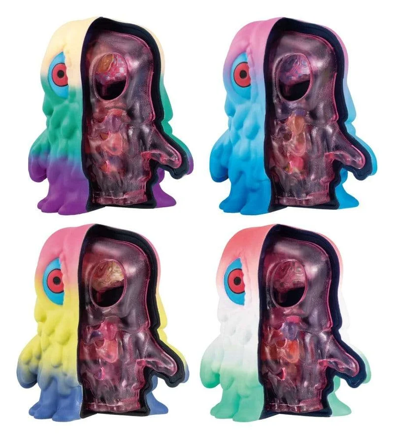 Godzilla Inside Fantasy Hedorah Mini Figures Blind Box Assortment (4)