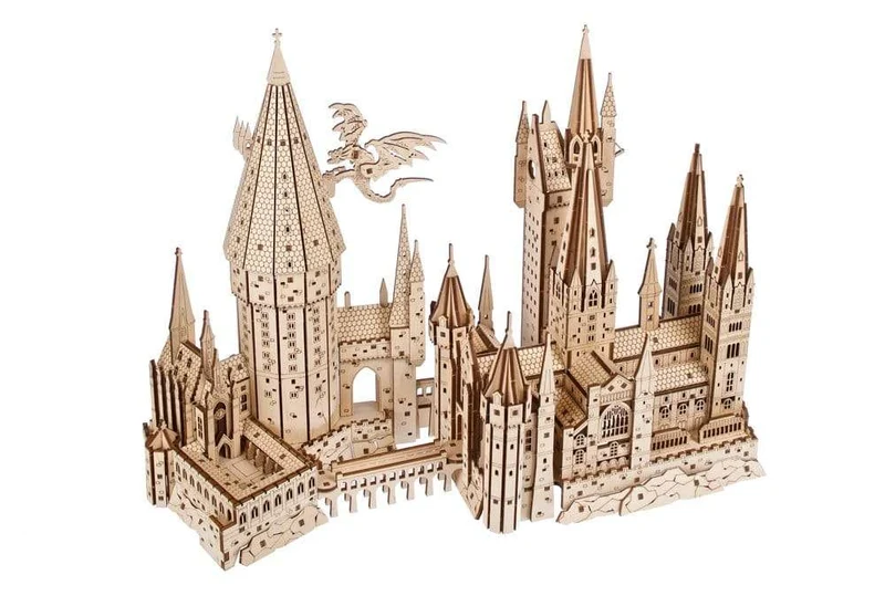 Harry Potter 3D-träpussel Hogwarts Castle