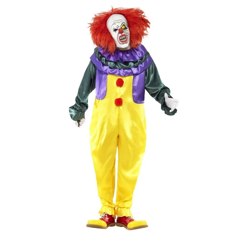 Dräkt läskig clown
