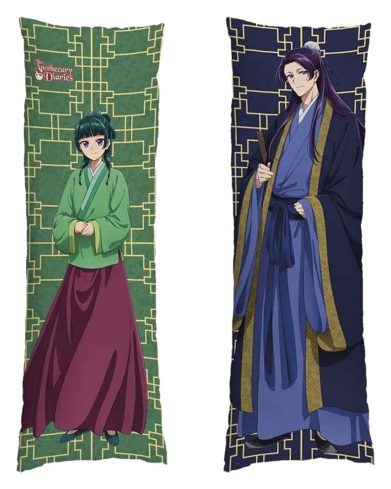 The Apothecary Diaries Dakimakura-överdrag Maomao & Jinshi 50 x 150 cm