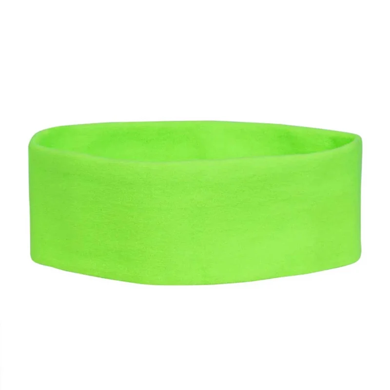 Pannband, neon grön