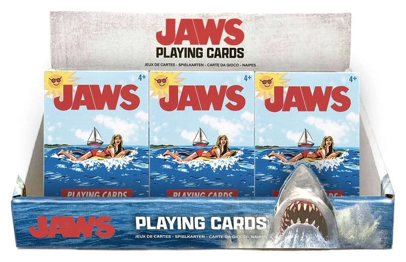 Jaws Spelkort Display (12 paket)