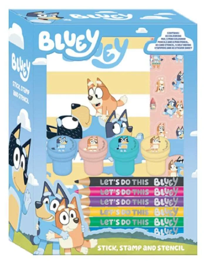 Bluey 14-delars kreativt färgläggningsset