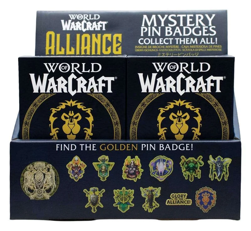 World of Warcraft Alliance Pin Badges Blind Box Display (12)