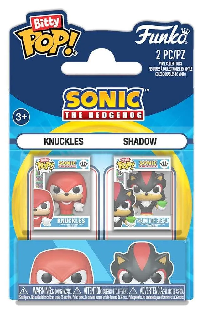 Sonic the Hedgehog Bitty POP! Figur 2-Pack Knuckles & Shadow 2 cm