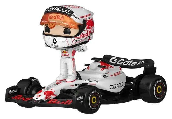 Formel 1 POP! Rides Super Deluxe vinylfigur Verstappen (vit) 15 cm