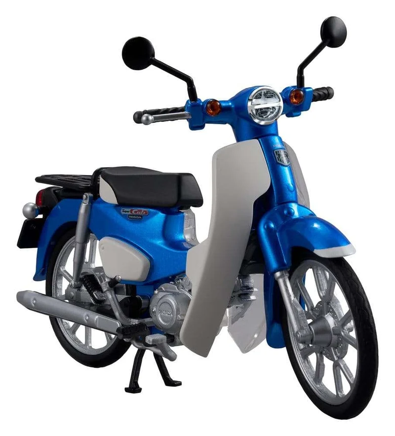 Honda Kaitanics Plastic Model Kit Super Cub 110 Glint Wave Blue Metallic