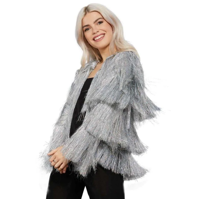 Glitterjacka, Fever silver S/M