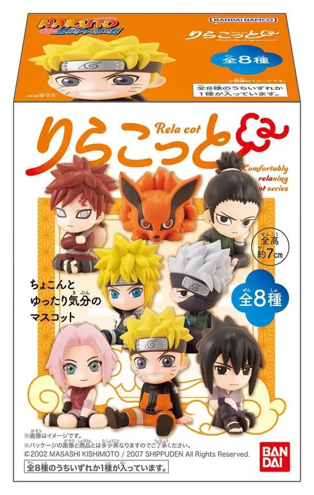 Naruto Relacot minifigurer Blind Box 7 cm Display (10)