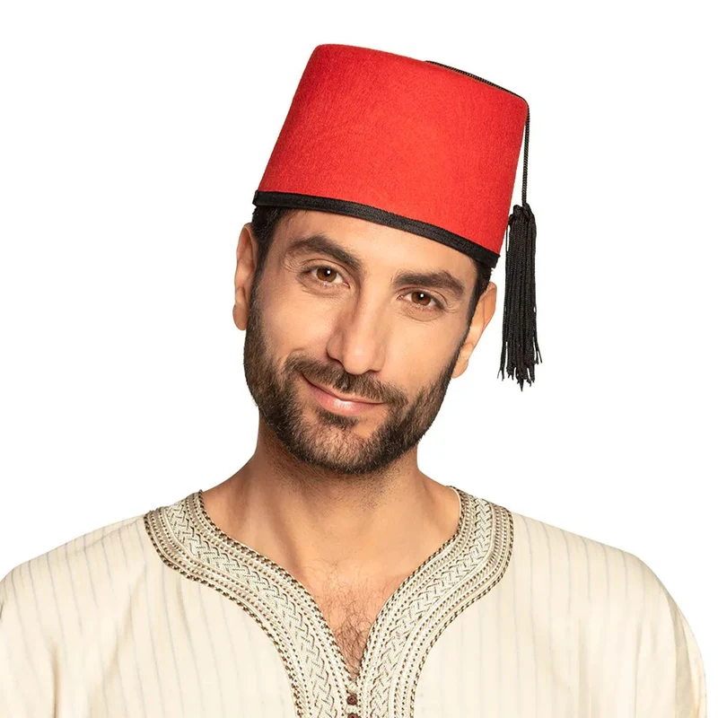 Fez, röd