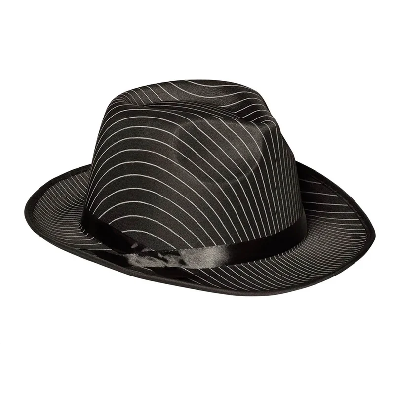 Gangsterhatt, randig