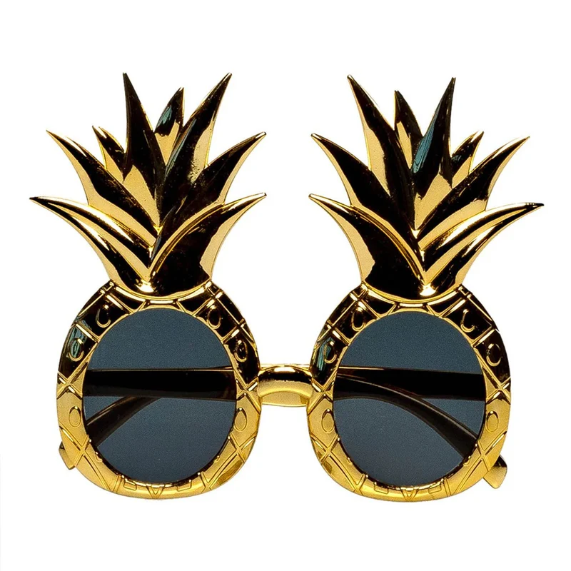 Glasögon, ananas guld