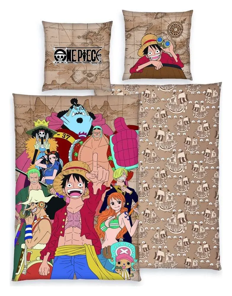 One Piece sängkläder One Piece Crew 135 x 200 cm