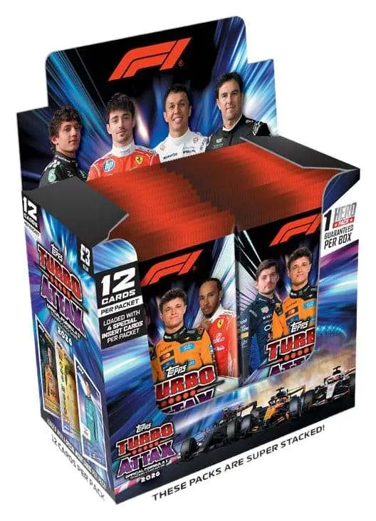 Formula 1 Turbo Attax 2026 samlarkort display (24)