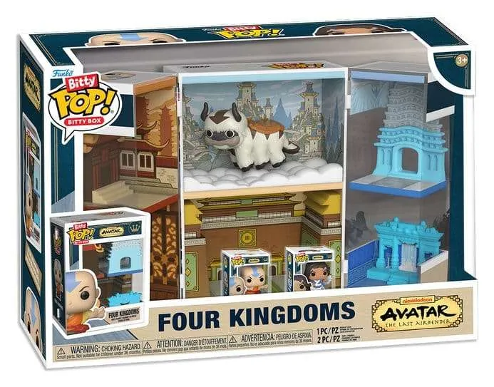 Avatar: The Last Airbender Bitty POP! Bitty Box Display med 2 vinylfigurer Kingdoms