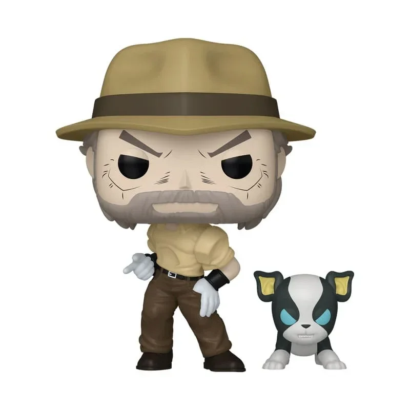 JoJo's Bizarre Adventure POP! & Buddy Animation Figurer Joseph & Iggy 9 cm
