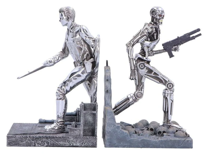 Terminator 2 Bokstöd T-1000 vs T-800 19 cm