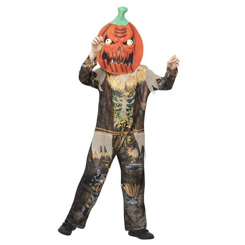 Barndräkt pumpkin scarecrow reaper