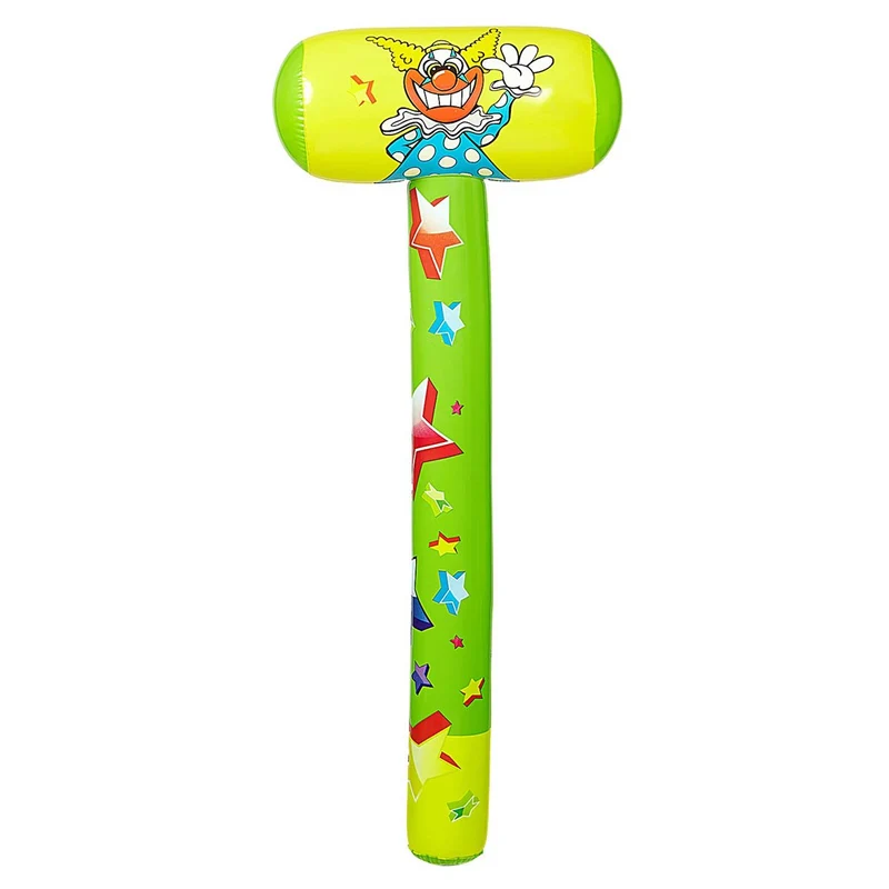 Uppblåsbar clownhammare, 96 cm
