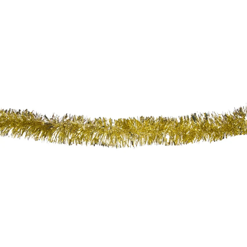 Glittergirlang, guld 75 mm 2 m