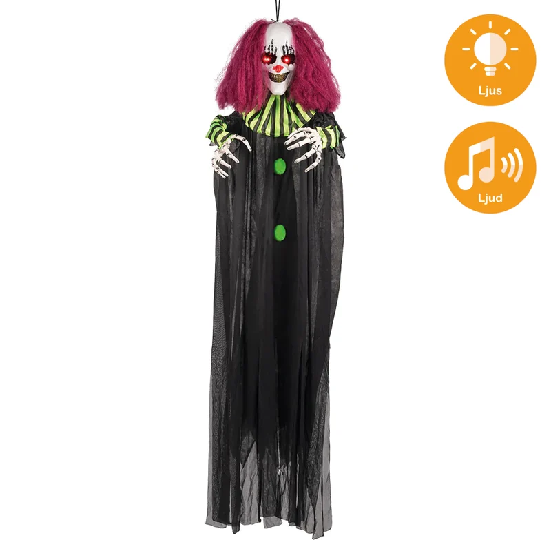 Prop, terror clown 130 cm