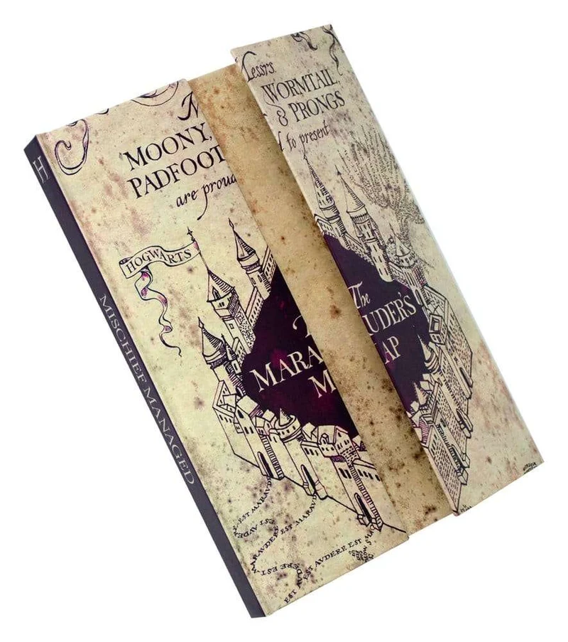 Harry Potter anteckningsbok A5 Marauder's Map