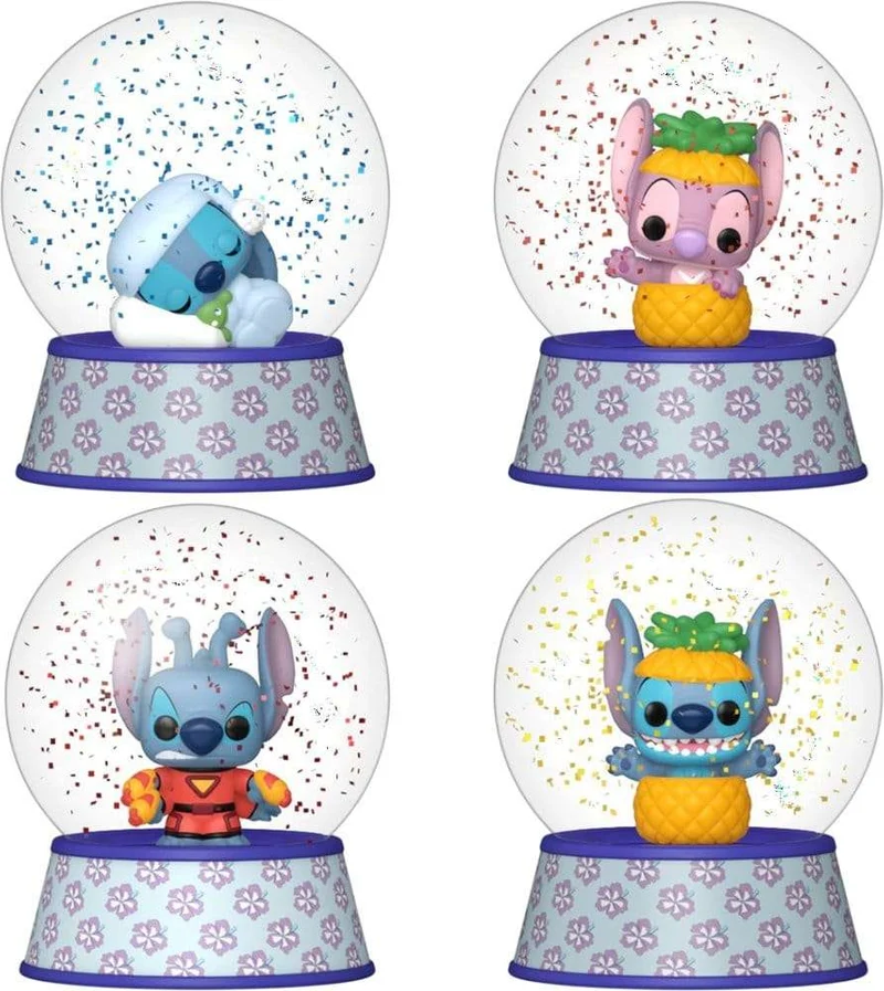 Lilo & Stitch Mini Figures Glitter Globes PDQ-display 5 cm (12)
